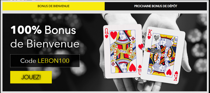 Bonus et promotions de bienvenue chez Le Bon Casino