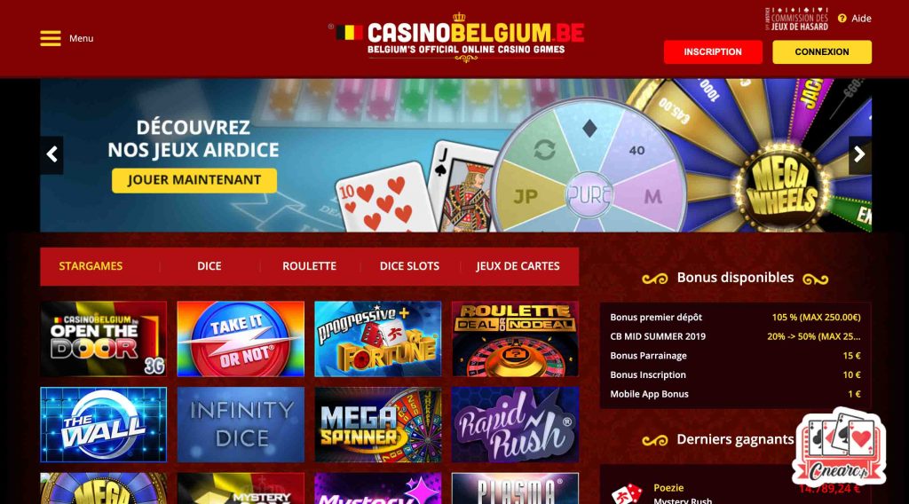 casino belgium accueil
